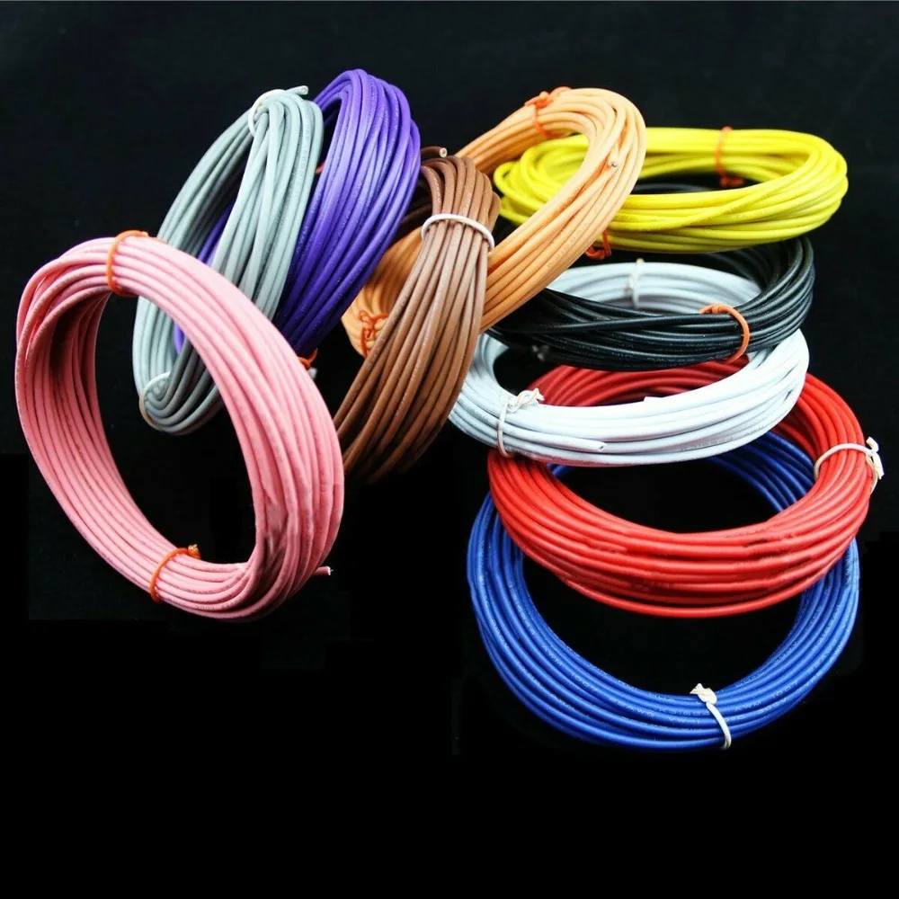 24AWG 5 метров UL1007 провода 1,4 мм Электрический ПВХ кабель UL Сертификация 24