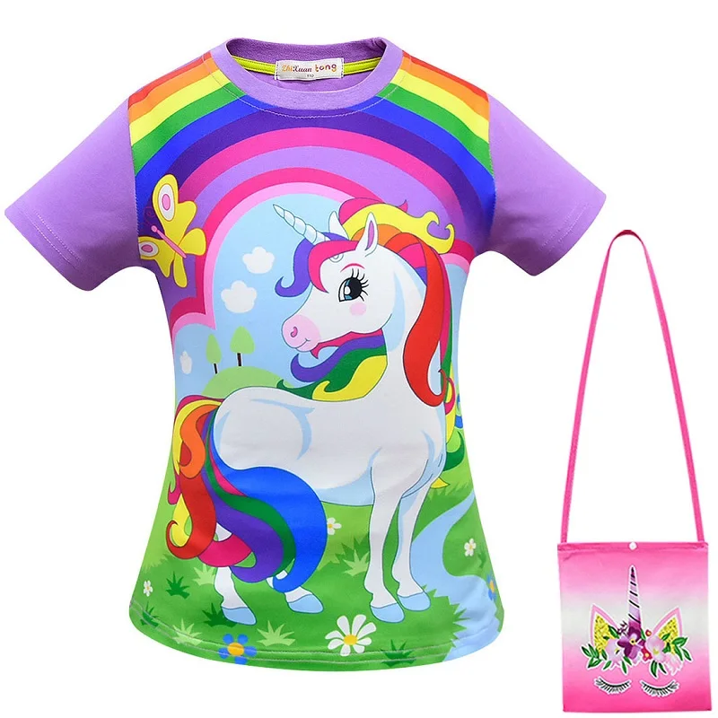 3427B Purple Одежда для малышей; Детские шорты; одежда с единорогом; модные вечерние платья для маленьких девочек; свадебные комплекты летней одежды для подростков - Цвет: 3427B Purple