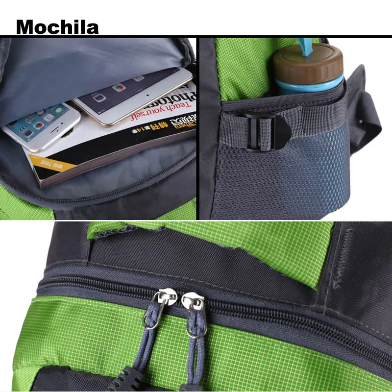 Mochila открытый Пеший Туризм рюкзак Водонепроницаемый нейлон Для мужчин женщин