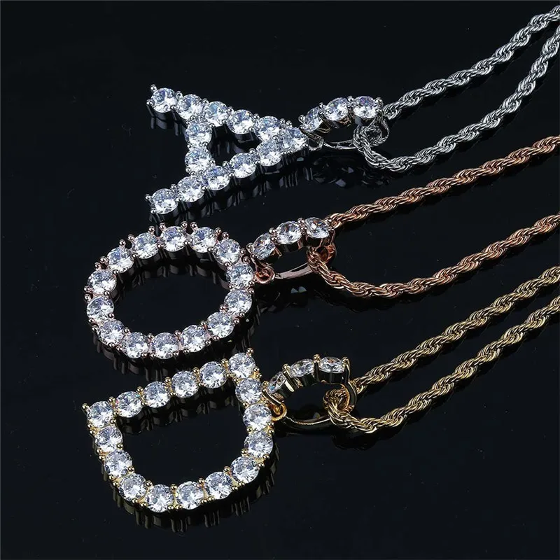 Женская подвеска с буквами и именем в виде пузыря золотого серебряного розового