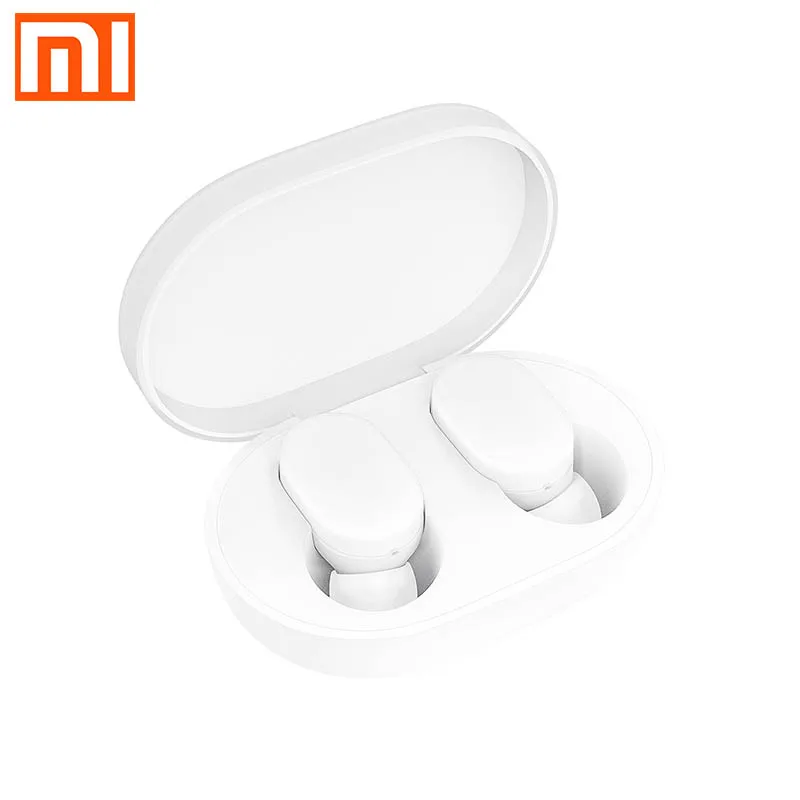 Оригинальная Bluetooth гарнитура xiaomi AirDots простая раздельная Музыкальная для звонков