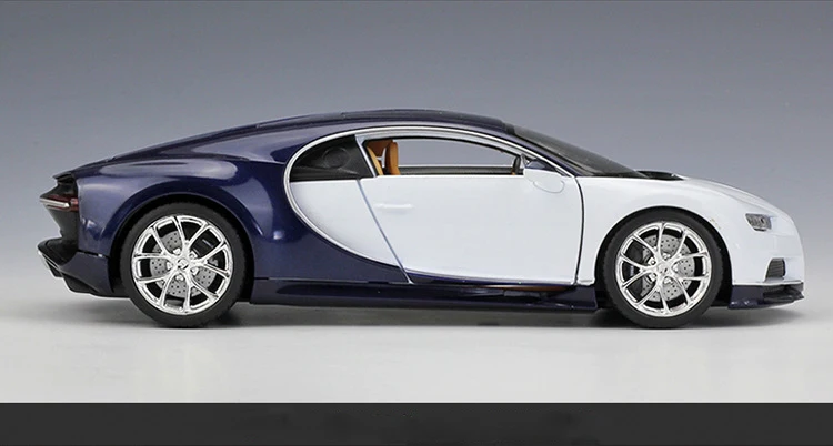 WELLY 1:24 Масштаб литые автомобили высокая модель автомобиля Bugatti Chiron металлический сплав классическая игрушка автомобиль для детей Коллекция подарков