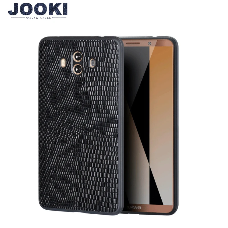 Jooki Личи PU кожаный чехол для Huawei Коврики 10 10Pro Флип Стенд бумажник кожаные чехлы 9