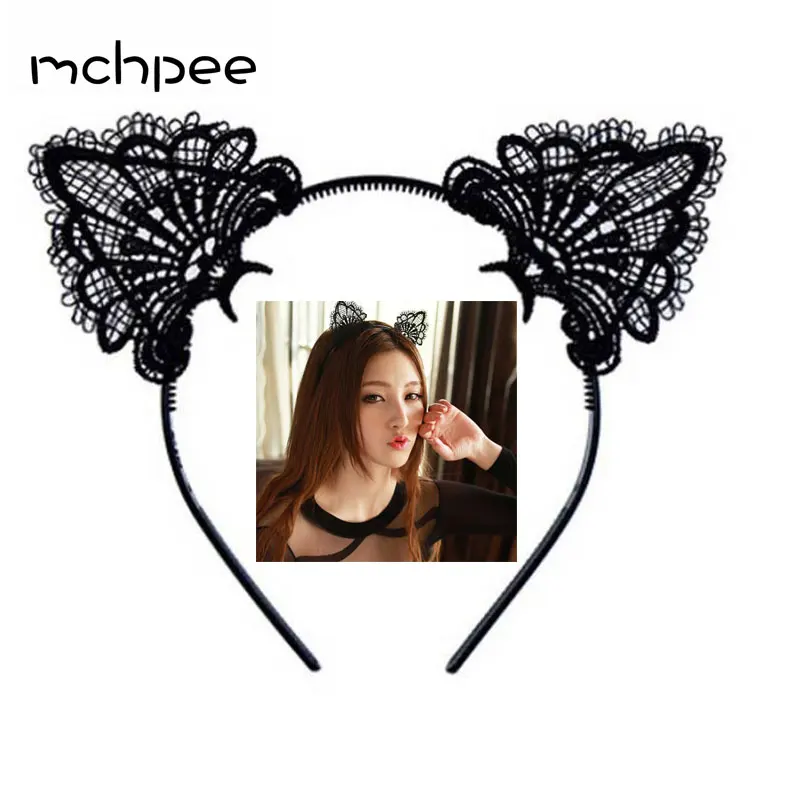 Секс игрушки для женщин Новая мода кружева кошачьи уши ролевые эротические