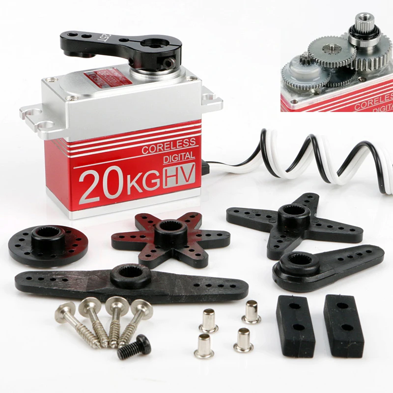 DG2020 высокоскоростной цифровой сервопривод металлический Gea большой крутящий