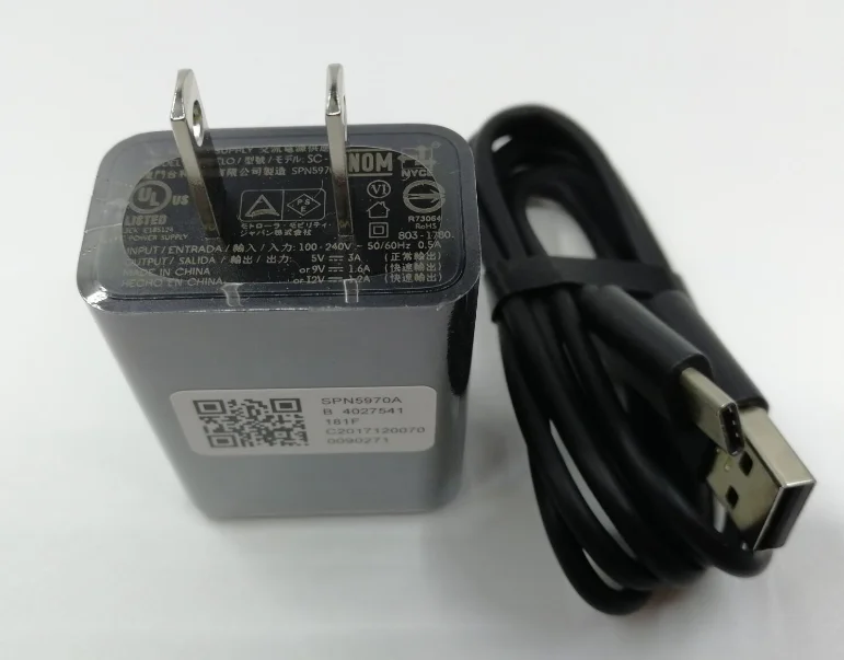 Оригинальное турбозарядное устройство EU/US для moto rola moto Z/Z PLAY/Z FORCE Wall Fast charger Adapter с type-C/Micro moto m XT1581/1570