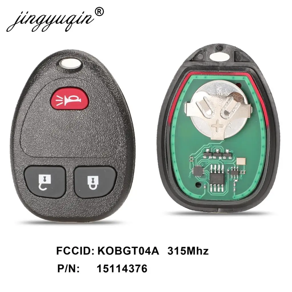 2 + Panic 3 кнопки дистанционного ключа KOBGT04A 315 МГц для Chevrolet HHR Uplander Pontiac Монтана SV6