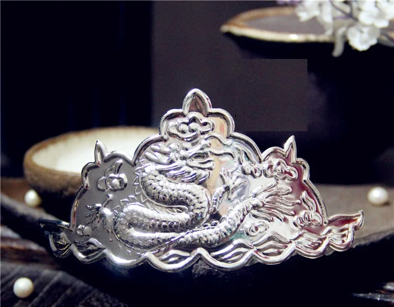 Тиара для волос LYZ Han Yan Ming Dynasty Dragon Phoenix традиционная китайская Винтажная заколка