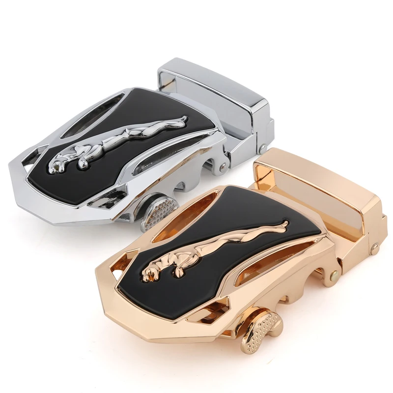 Ремень мужской кожаный с автоподзаводом классический пояс из Бен-зернистой кожи