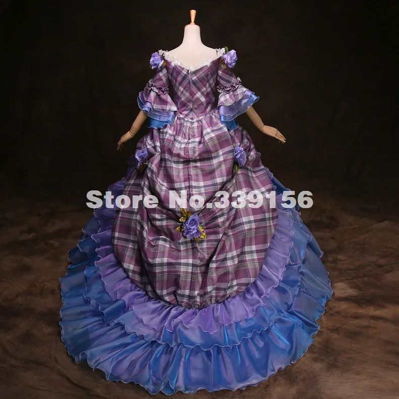 Изготовленная на заказ Высокая-класс синий платные Для женщин гражданская война