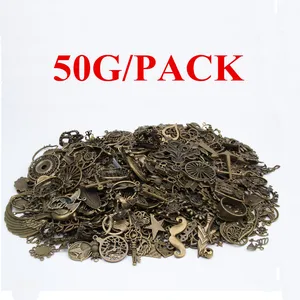 Подвески для ожерелья, браслета, металлические аксессуары, 50 г