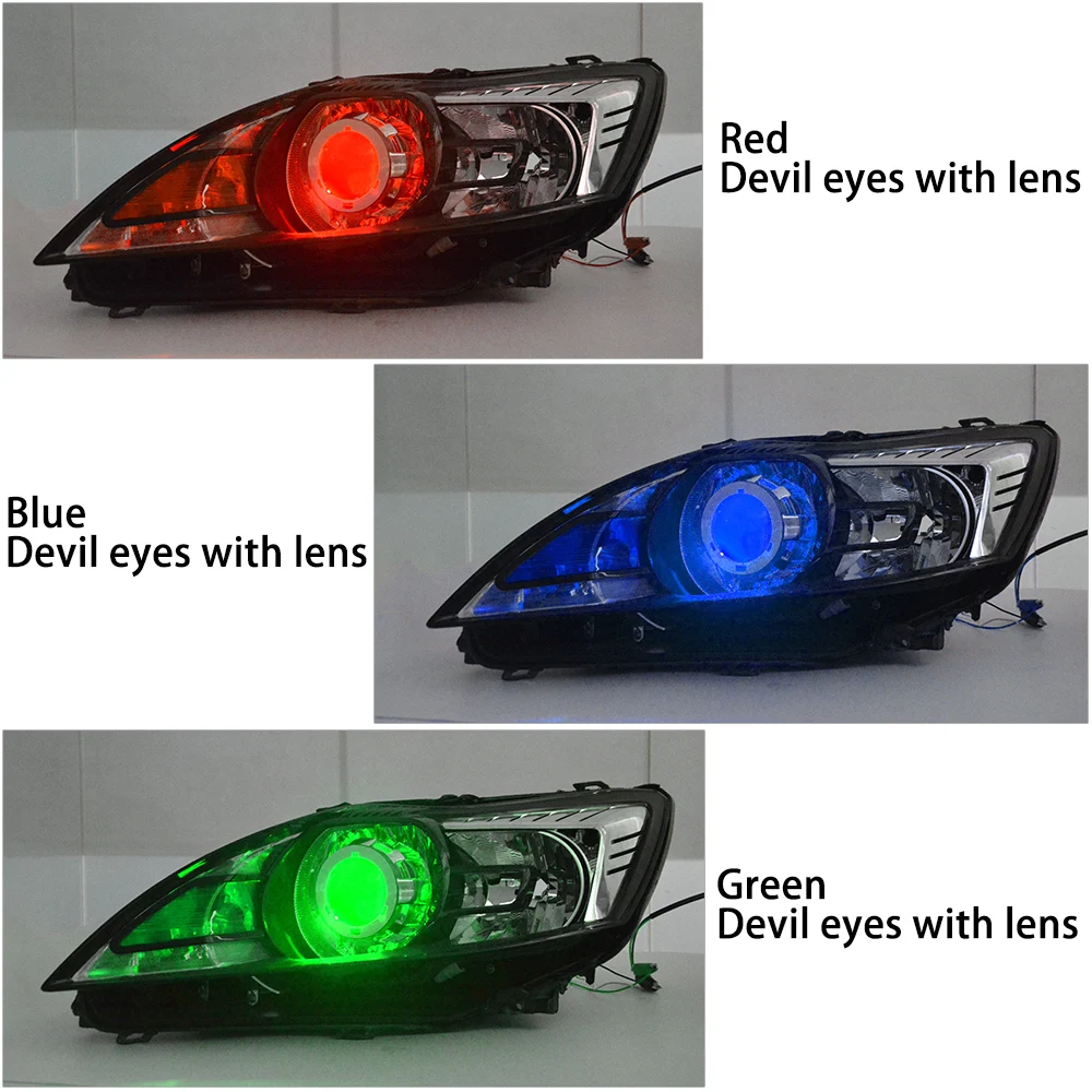 Светодиодный светильники Devil Eyes Demon Evil Eye для автомобильного проектора линзы фары