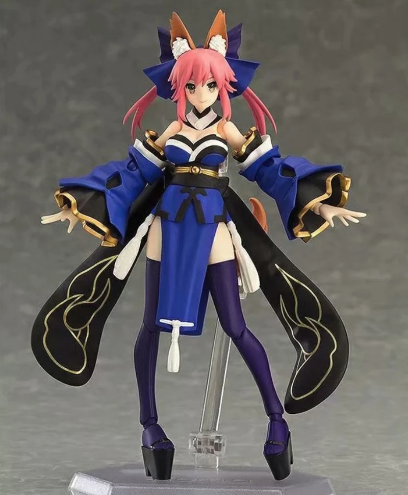 Figma 304 Fate EXTRA Caster Tamamo no Mae Fox Girl BJD ПВХ фигурка игрушки