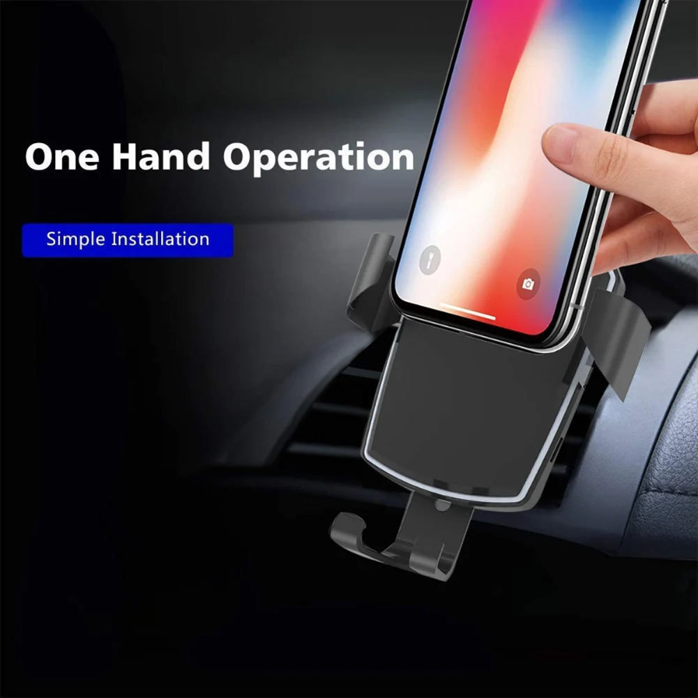 10 Вт QI Беспроводное быстрое зарядное устройство подставка держатель для iPhone X
