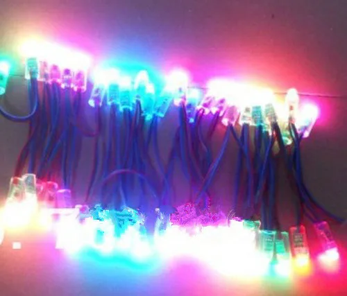 100 шт. 12 мм WS2801 RGB полный Цвет светодиодный пиксель Водонепроницаемый Адресуемых