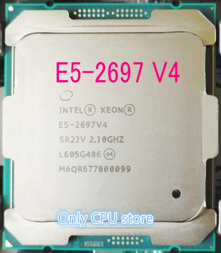E5-2697V4 Intel Xeon E5 2697V4 2,30 ГГц 18-ядер 45 МБ SmartCache E5 2697 V4 FCLGA2011-3 TPD 145 вт