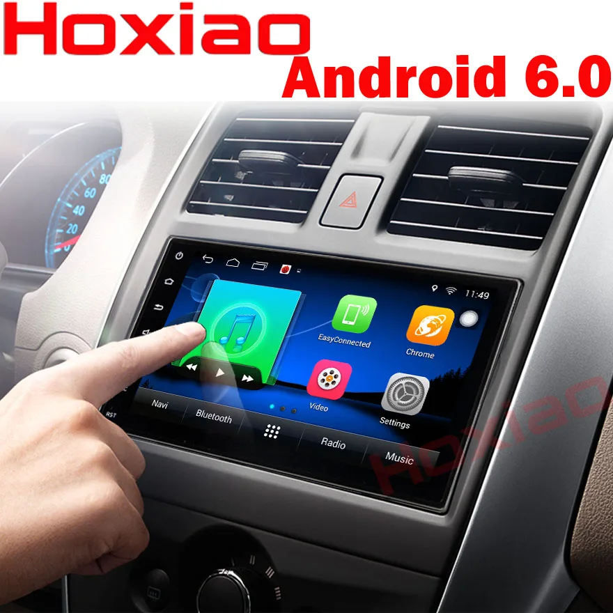 Автомобильный DVD GPS android 6,0 плеер 2 din радио универсальный GPS навигация Мультимедиа для Nissan Toyota Volkswagen Mazda BYD Kia VW