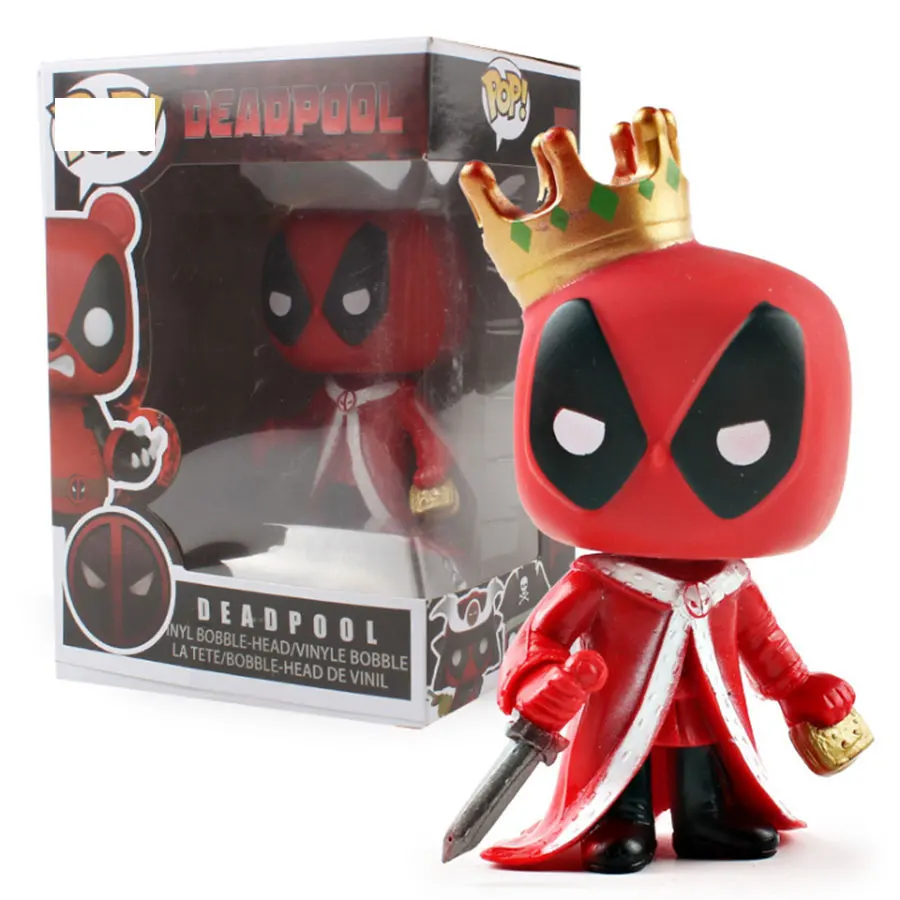 Популярные экшн-фигурки супер-героев Q версия Deadpool Коллекционная модель ПВХ