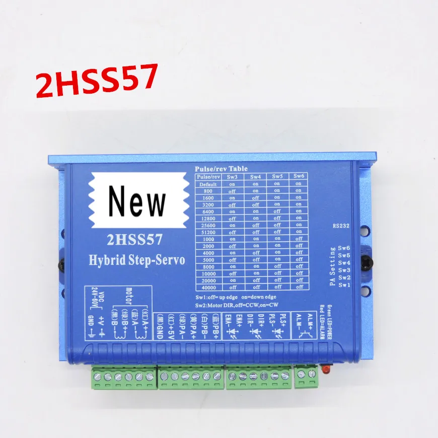 2-фазный шаговый сервопривод с замкнутым контуром 2HSS57 для двигателя NEMA23 линейный