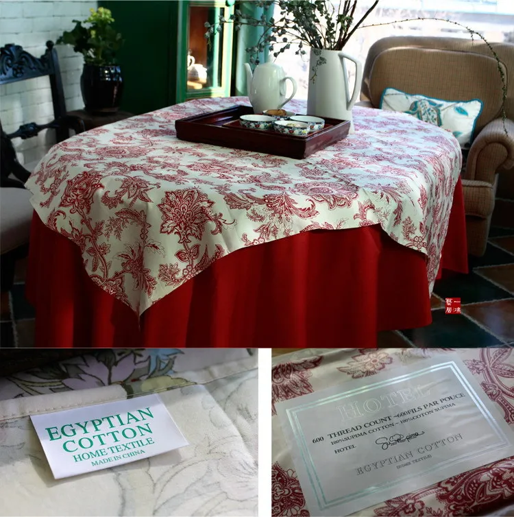 Top cotton cloth tablecloths coffee table upholstery can be a gentle and delicate as silk linen | Дом и сад