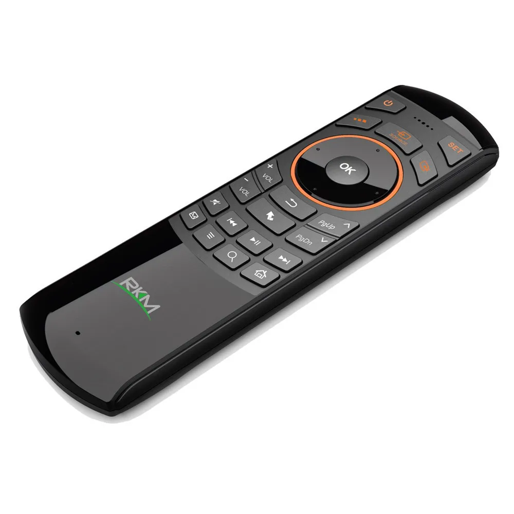 Rikomagic RKM MK705 2,4 ГГц 3 в 1 беспроводная воздушная мышь QWERTY клавиатура ИК пульт дистанционного управления комбинированный с перезаряжаемой батареей для ПК Smart tv