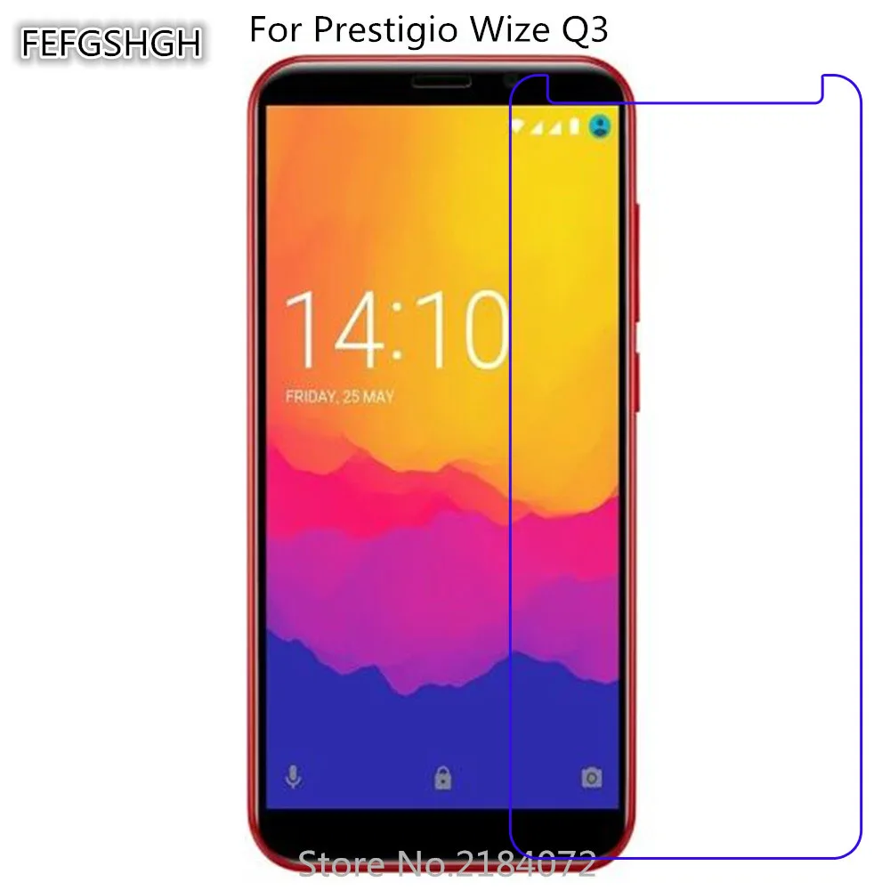 2 шт. закаленное стекло для Prestigio Wize Q3 защитная пленка защита экрана