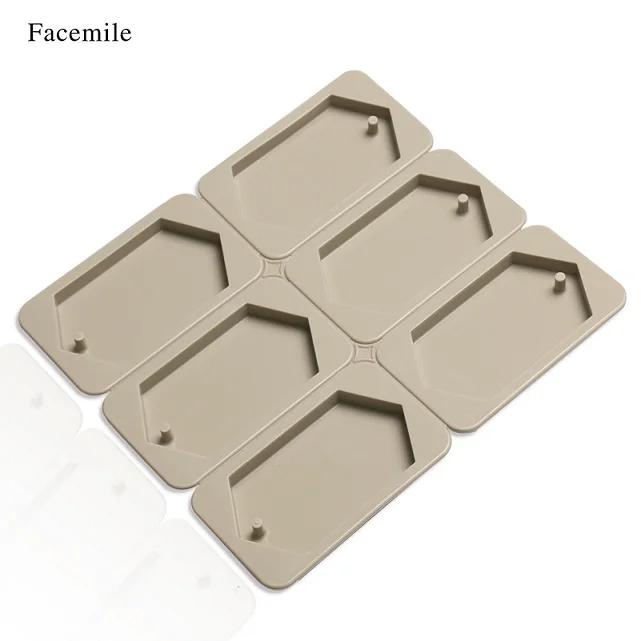 Facemile DIY силиконовая эпоксидная форма для воск для ароматерапии таблетки шоколадное печенье Желе Формы для выпечки домашняя форма для выпечки инструмент для украшения торта - Цвет: hexagon