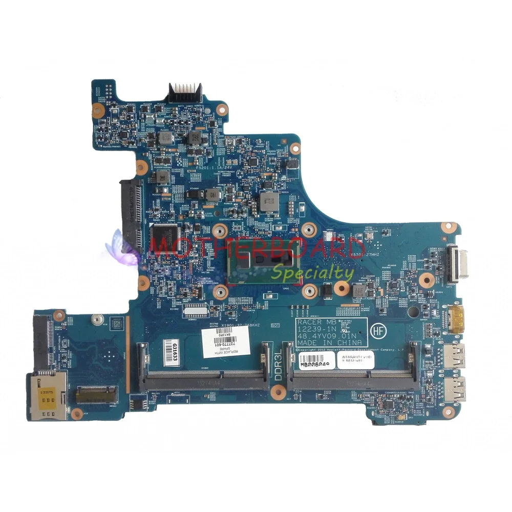 Vieruodis для HP Probook 430 G1 материнская плата ноутбука SR170 I5 4200U DDR3 727770 601 488.4yv09.