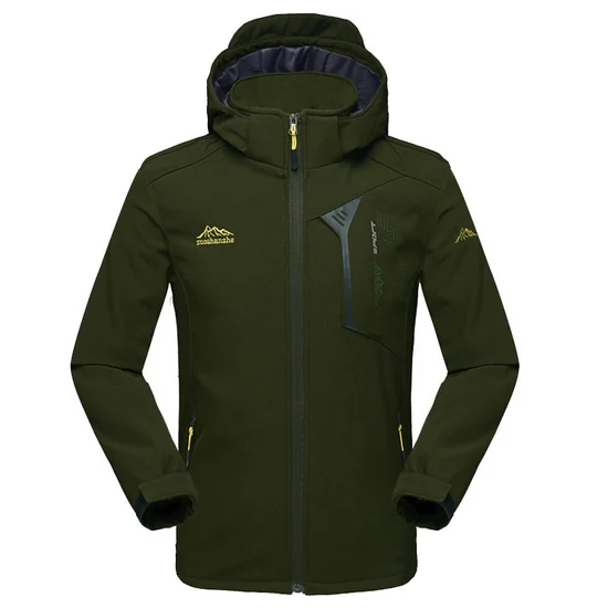 army green LoClimb флисовая куртка мужская весна/осень ветровка для альпинизма/треккинга мужская куртка для улицы Водонепроницаемая походная куртка мужская AM372 - Цвет: army green