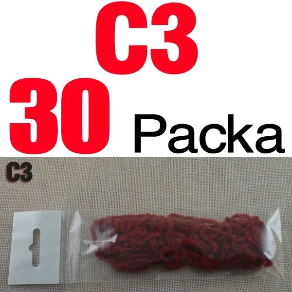 C3 MNFT 30 цветов packa мухи тело Hackle материал тела волоконная леска несколько цветов для ловли нахлыстом связывающий материал Chenilles приманка изготовление - Цвет: C3