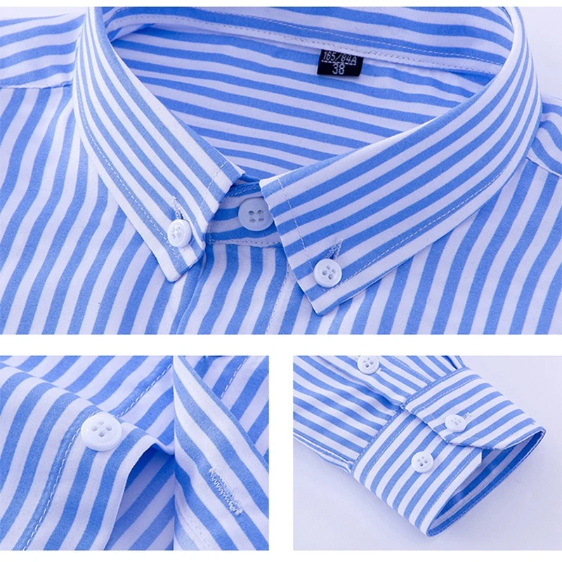 Мужская Повседневная рубашка NIGRITY в клетку с длинным рукавом модель 2019 года