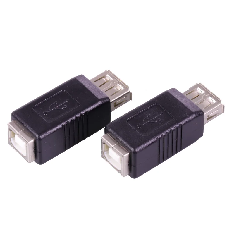 USB AF-BF коннектор USB A гнездовой разъем в B гнездовой разъем 2,0 адаптер AF/BF USB конвертер для устройств компьютерного принтера