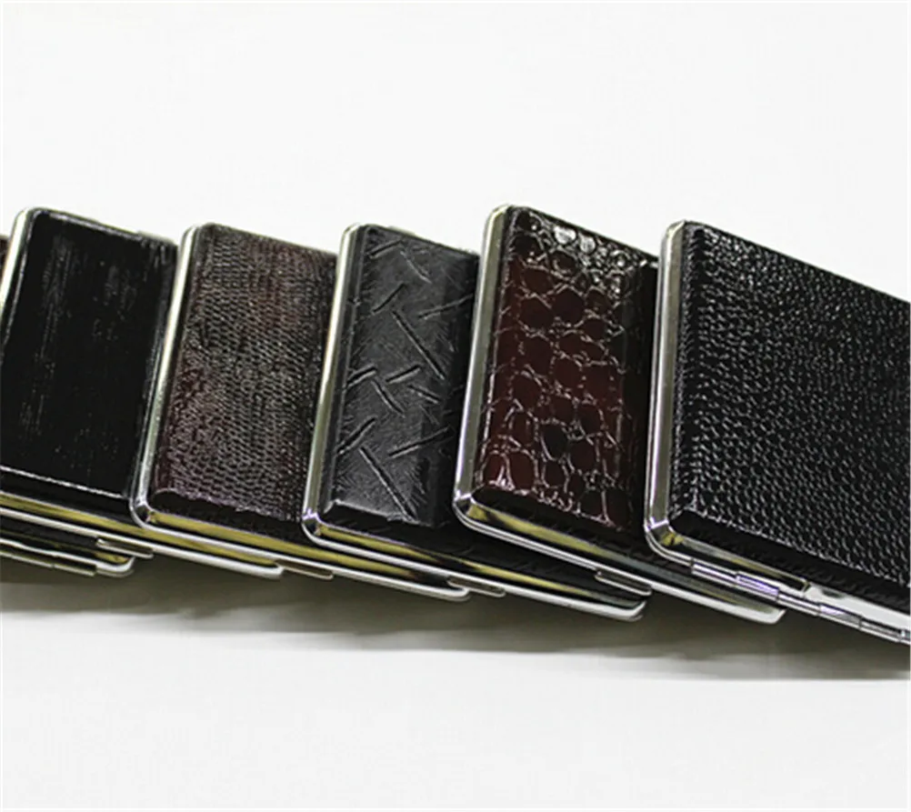 20 шт. кожаные карманные портсигары|box holder|case boxcigarette tobacco case box |