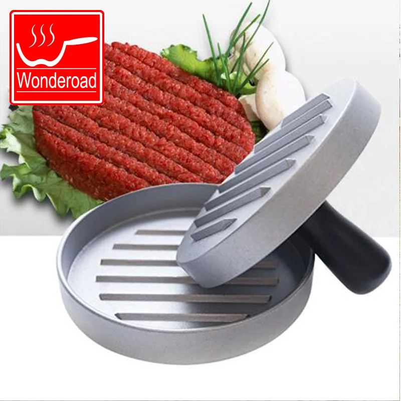 Кухонные гаджеты Инструменты для прессформы мяса из алюминиевого сплава круглые