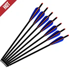 Стрелы для стрельбы из лука, 6 шт, 161820 дюйма, стандартный вал для охоты, арбалета, болтов, стрелы для стрельбы из лука, бесплатная доставка