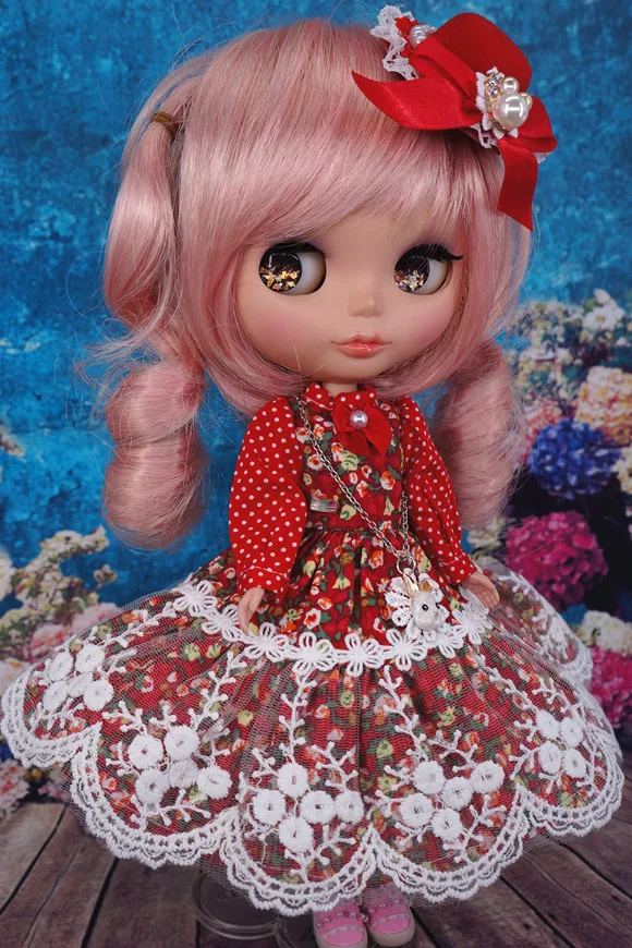 1/6 платье куклы Blyth; р-р: 1/6 Одежда для кукол(подходит для BJD, озон, kurhn, ММК, pullip, лат, licca