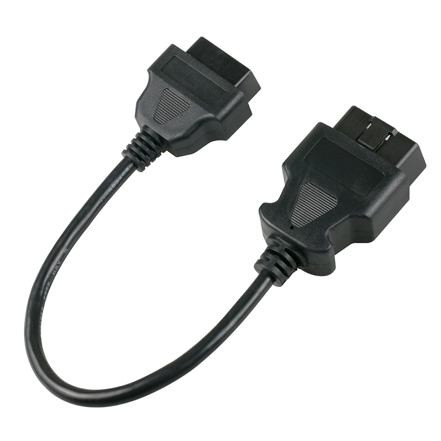16 контактный удлинитель кабеля OBD2 30 см штекер на Женский адаптер OBD II для Launch IDIAG