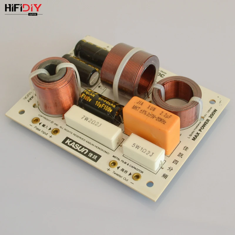 HIFIDIY LIVE L-480C 3Way 4 динамик(твитер+ mid+ 2* бас) HiFi динамик s аудио кроссовер с делителем частоты фильтры