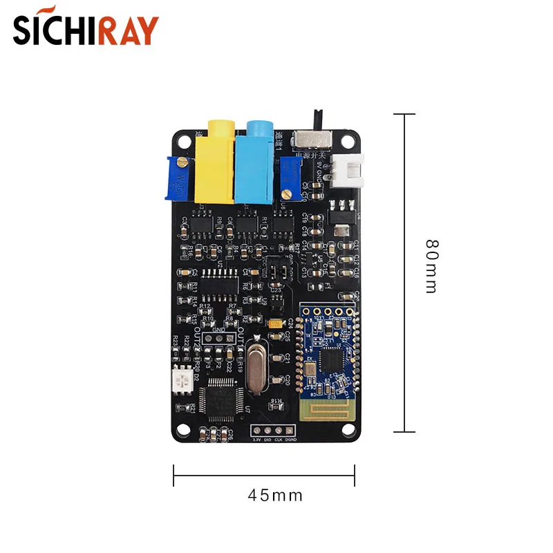 EMG 2 канальный модуль датчика мышц последовательный порт связи вторичное