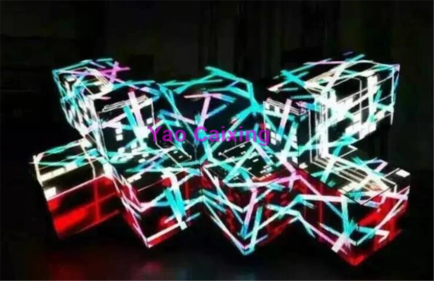 Крытый P4 smd2121 гибкий полноцветный светодиодный модуль использования для специальных форм светодиодный экран, 256*128 мм, 16 сканирования
