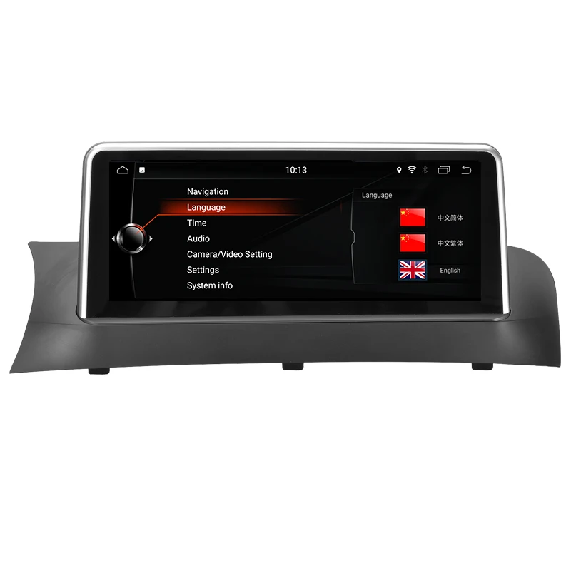 Автомобильный gps навигации для BMW X3 F25 X4 F26 2011 до 2013 CIC Системы 10 25 &quotAndroid 8 1 PX6 шесть