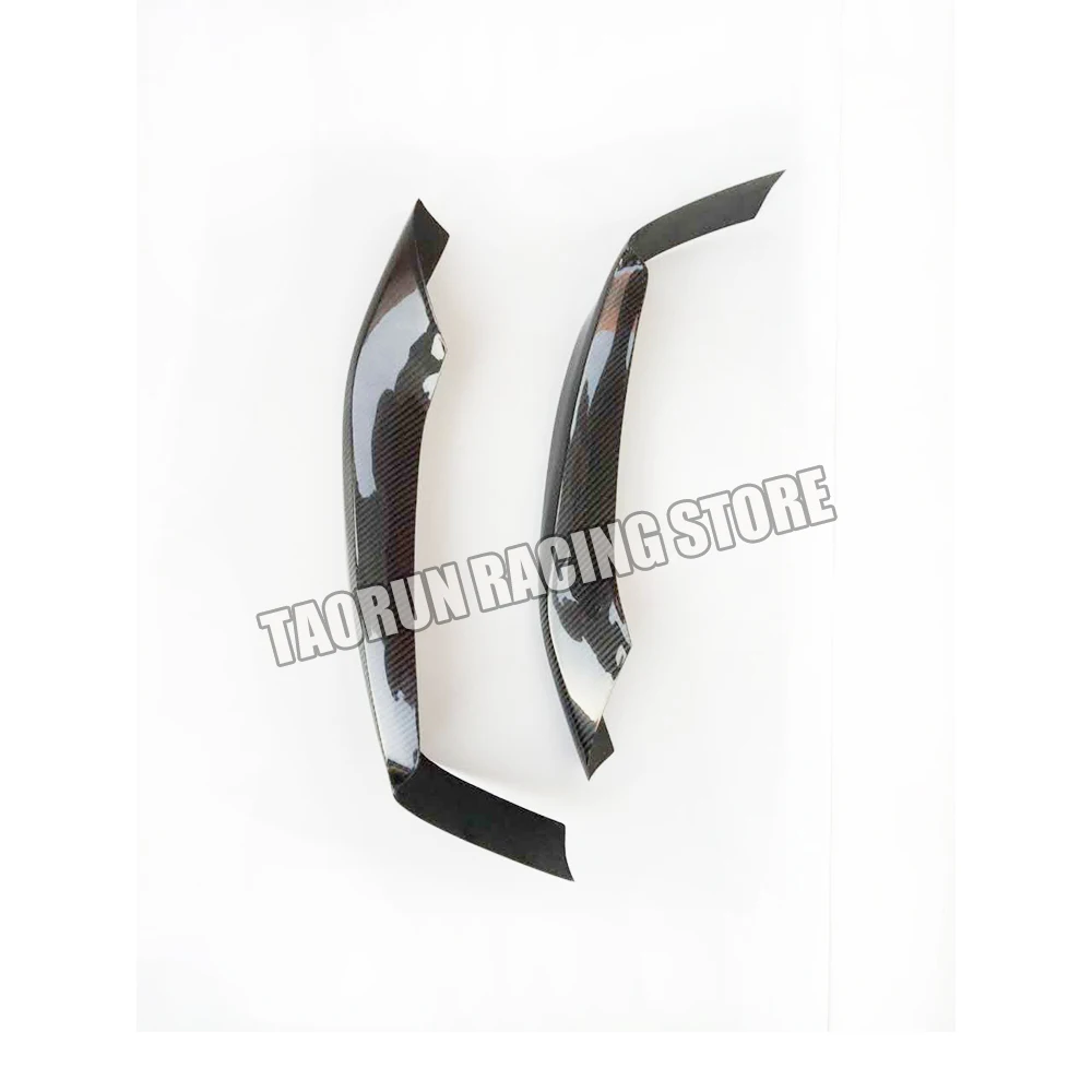 G30 G31 углеродное волокно переднего бампера сбоку Splitter фартук для BMW 520 530 540 550 с