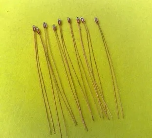 

100pcs Best Single-ended glass sealed NTC thermistor resistance 50K 1% 3950 Diameter 1.6 mm thermistor