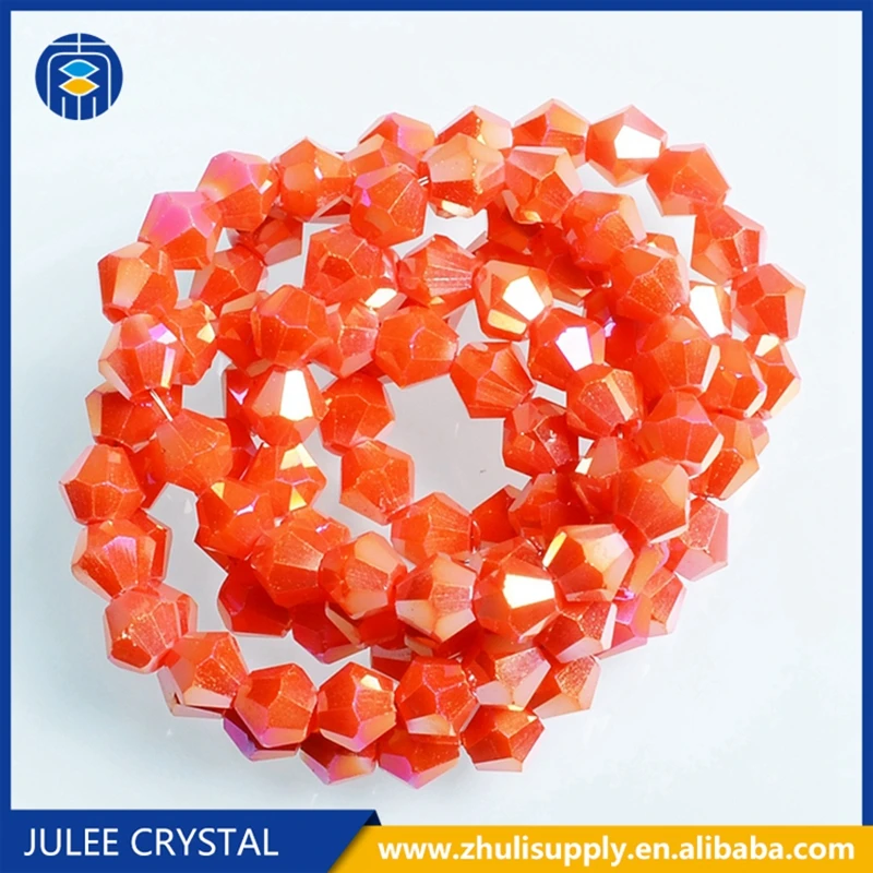 

105pcs Colorful 4mm Bicone Loose Spacer Beads Austrian Crystals Beads for Jewelry Making Accessories