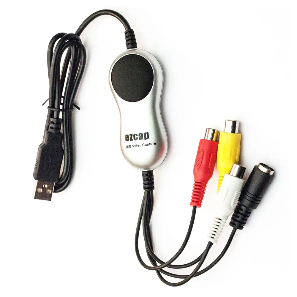 Адаптер для видеозахвата V8 Hi8 DVD VHS USB 2 0 видеорегистратор конвертер аналоговый