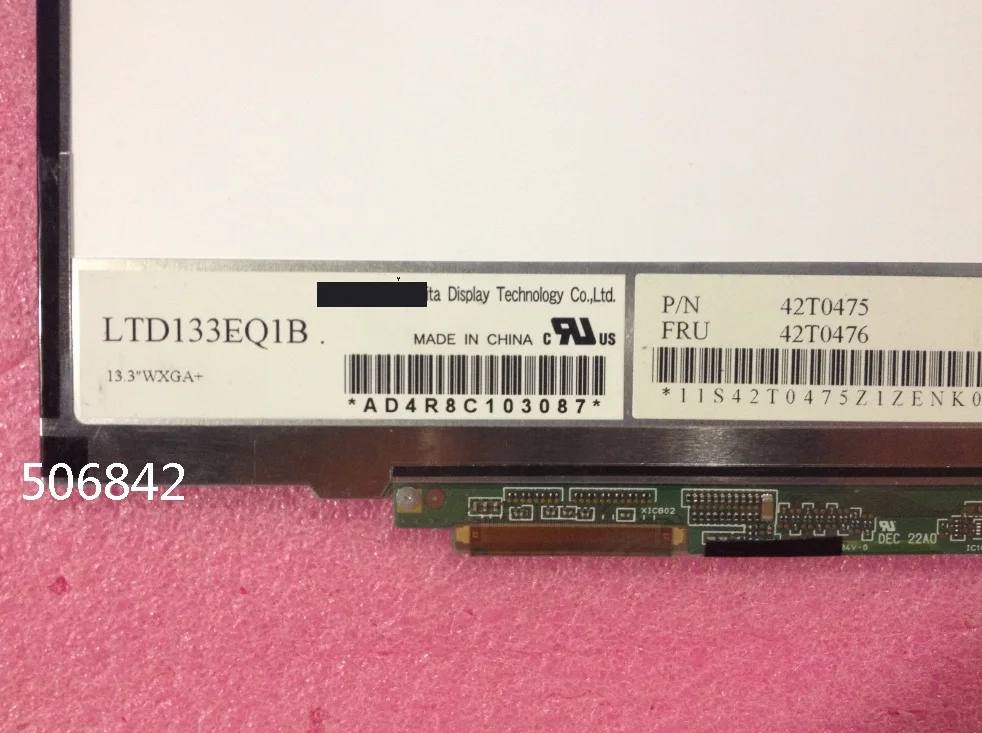 LTD133EQ1B для IBM X300 X301 WXGA + ЖК-панель FRU 42T0476 1440*900 | Компьютеры и офис