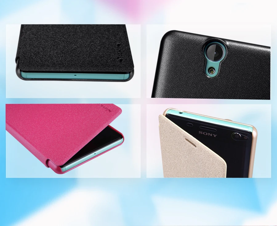 Для sony Xperia C4 чехлы для телефонов Nillkin Sparkle чехол Защитная крышка мобильного