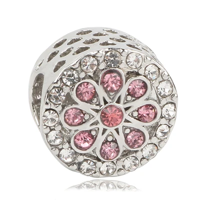 P339 Подходит для Pandora, подвески, серебро 925, браслет для женщин, смешанный 1 шт, серебро 925, любовь, кофе, разделитель, зажим, сделай сам, розовое золото, бусины - Цвет: P339