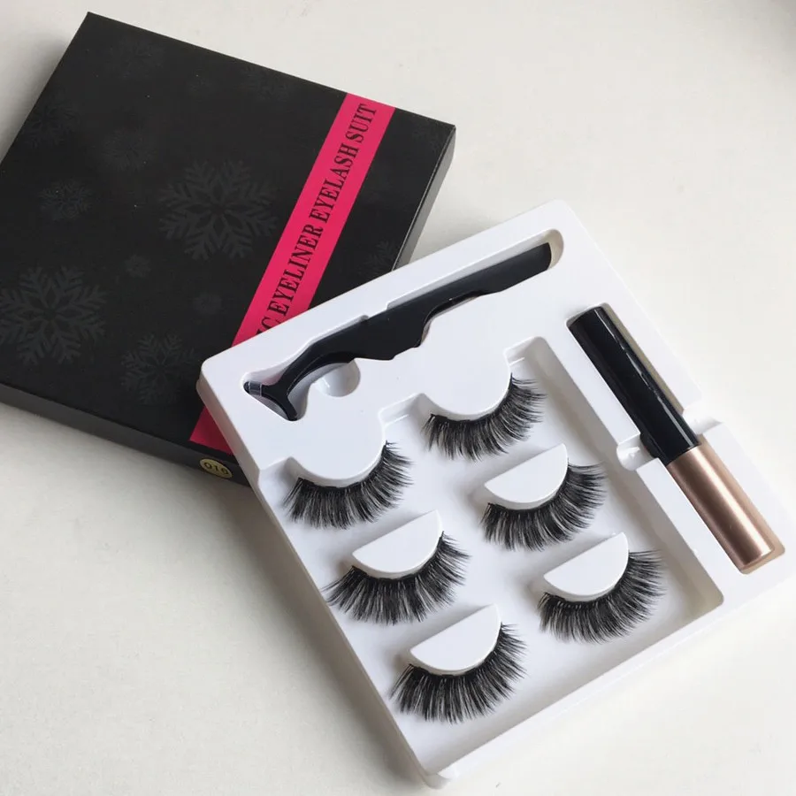 5 магнитных ресниц магнитные ресницы и подводки для глаз Пинцет Набор