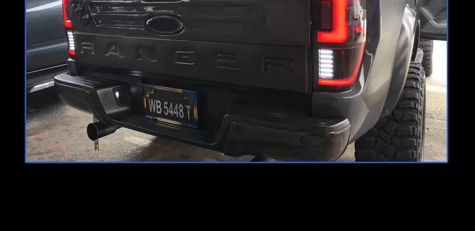 AKD Тюнинг автомобилей задние фонари для Ford Ranger задние фонари светодиодный DRL ходовые фары, противотуманные фары ангельские глаза задние парковочные огни